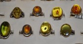 Baltic amber pendants