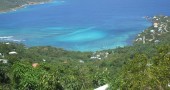 The view from St. Peter Great House and Botanical Gardens