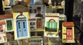 Miniature Greek doors are original souvenirs.