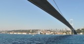Bridge from Europe to Asia in Istambul