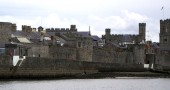 Caernarfon Castle from the sea