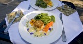 Our Crab Cake Lunch