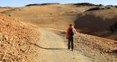 Starting the hike up Mt. Teide. (©Melanie Radzicki McManus)