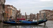 Gondolas on the Grand Canal Venice