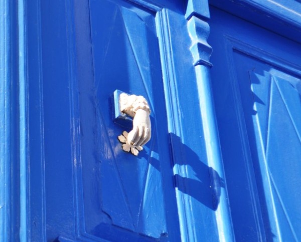 Blue door