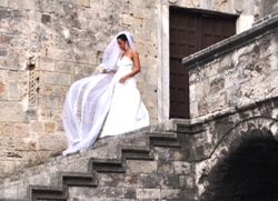 Bride in Rhodes
