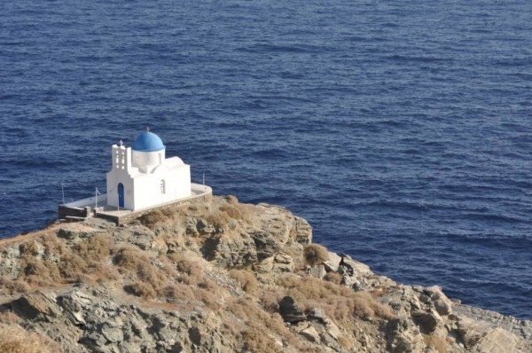 A Church on Sifnos. Isolated settings give time and space for contemplation and prayer. 
