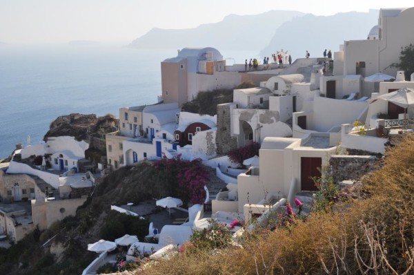 Oisa, in Santorini, overlooks the crater left by one of the most violent explosions in history.