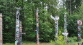 Totem poles in Stanley park, Vancouver (Photo credit: MCArnott)