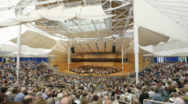 Inside Aspen Music Festival's Benedict Tent. Photo: Alex Irvin