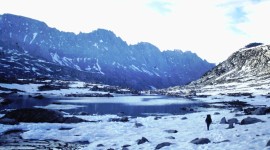 The Pacific Crest Trail's High Sierra challenges  thruhikers with miles of snowfields.