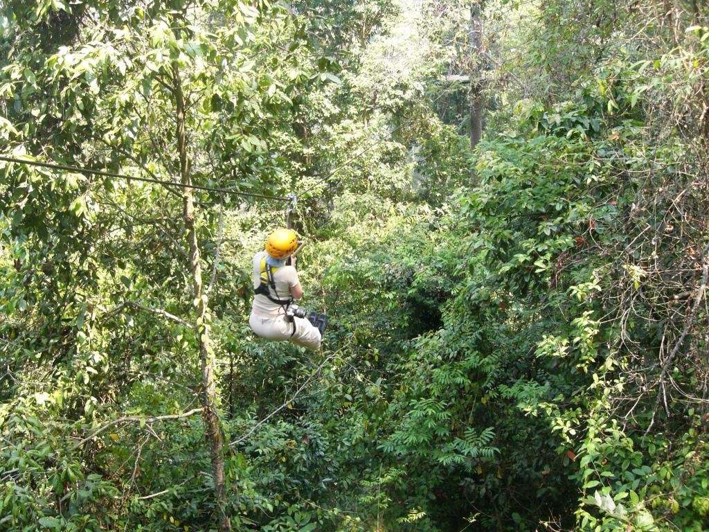 Ziplining in Thailand near Chiang Mai