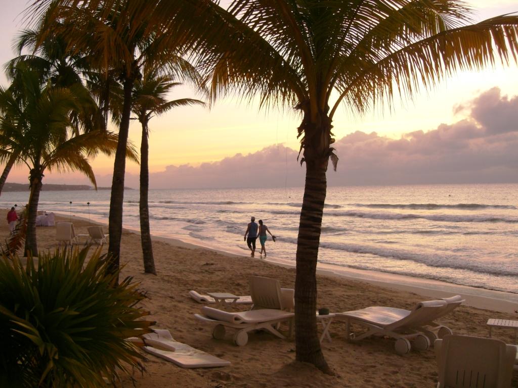 Beach-Walking in Jamaica on Negril’s Seven-Mile Beach