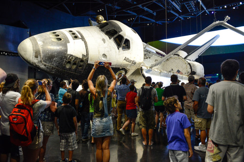 Viewing Atlantis (NASA/Kennedy Space Center)