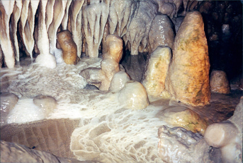 Formations in Seneca Caverns, WV