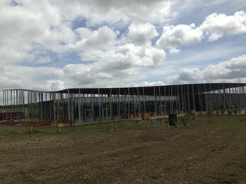 The new visitor center at Stonehenge
