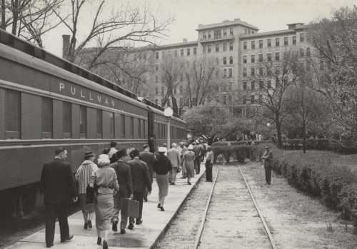 1950s train to French Lick