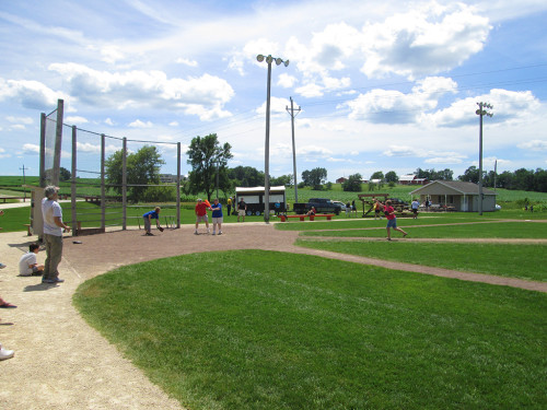 A pick-up game in progress (John Keatley)